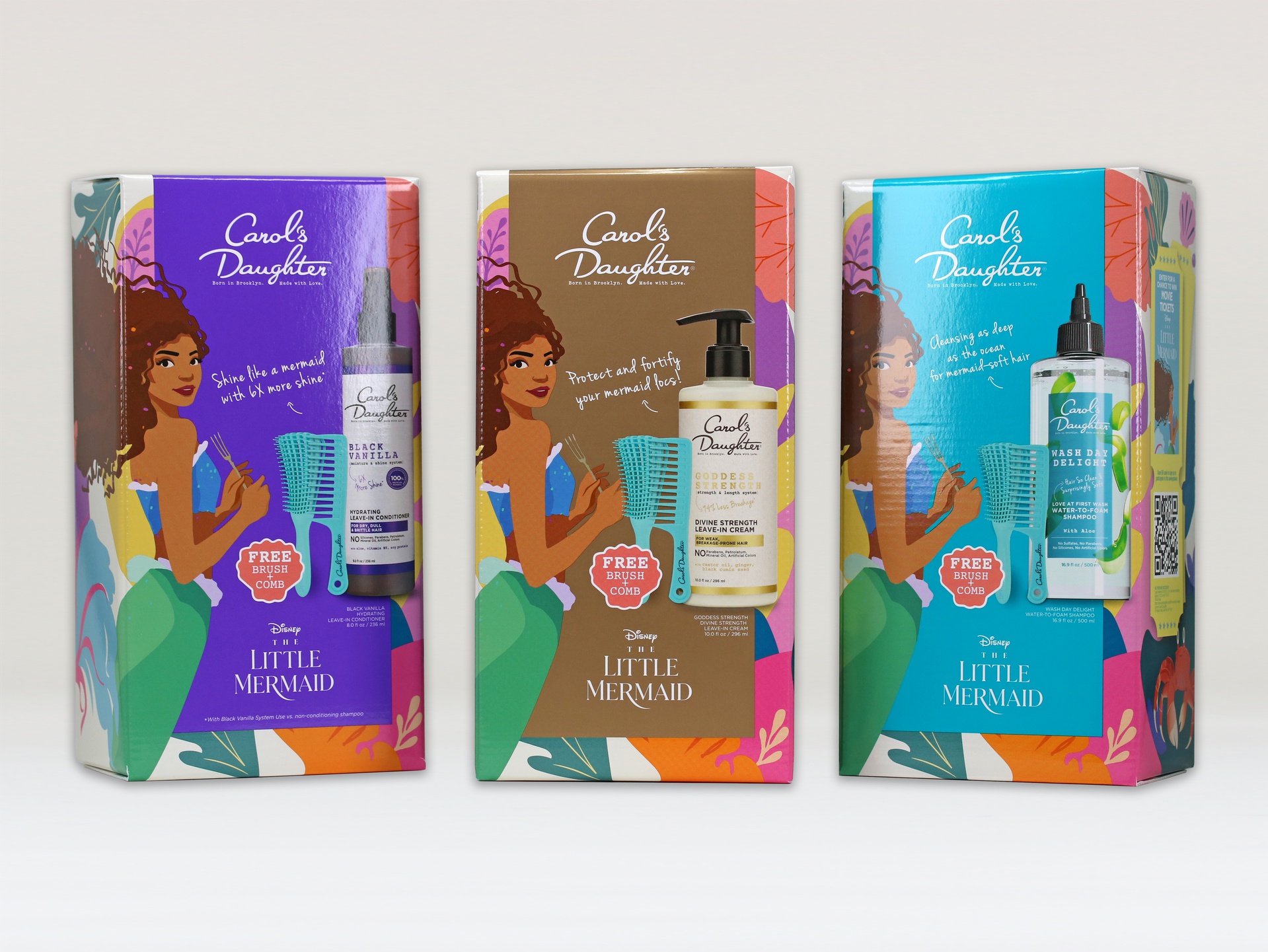 Carol's Daughter limited edition packaging for Disney's The Little Mermaid