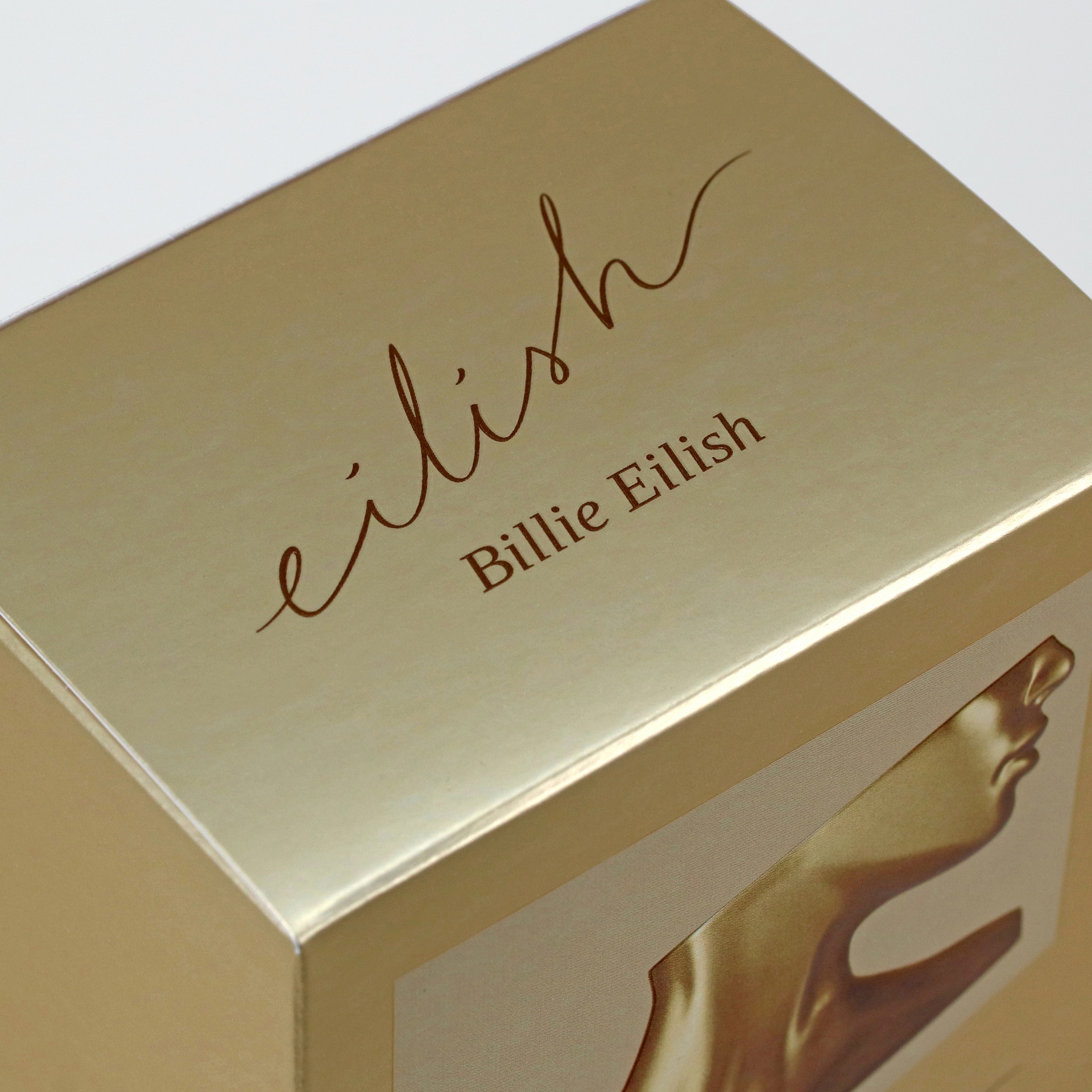 Billie Eilish folding carton (top)
