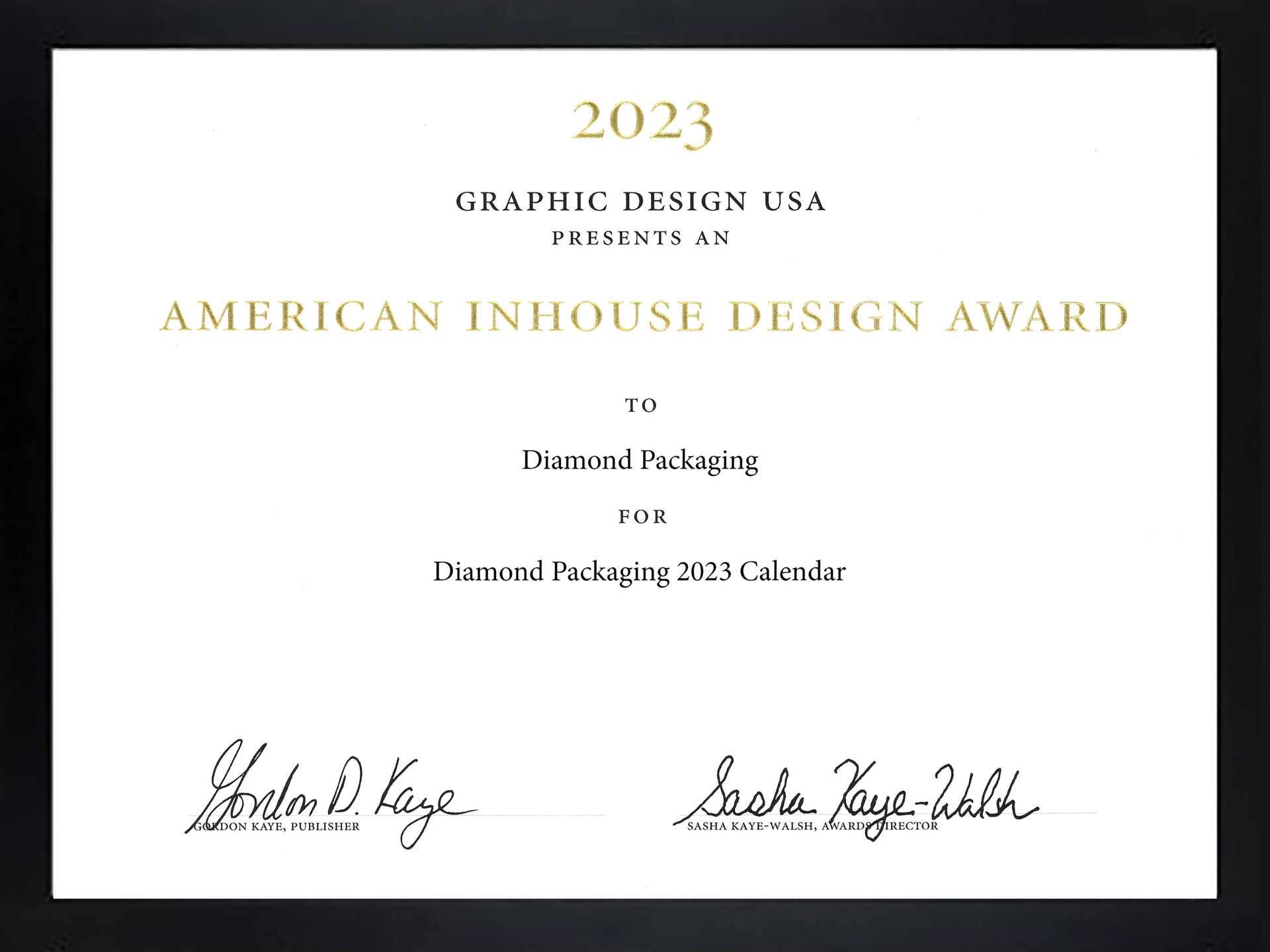 GDUSA Inhouse Design Award™