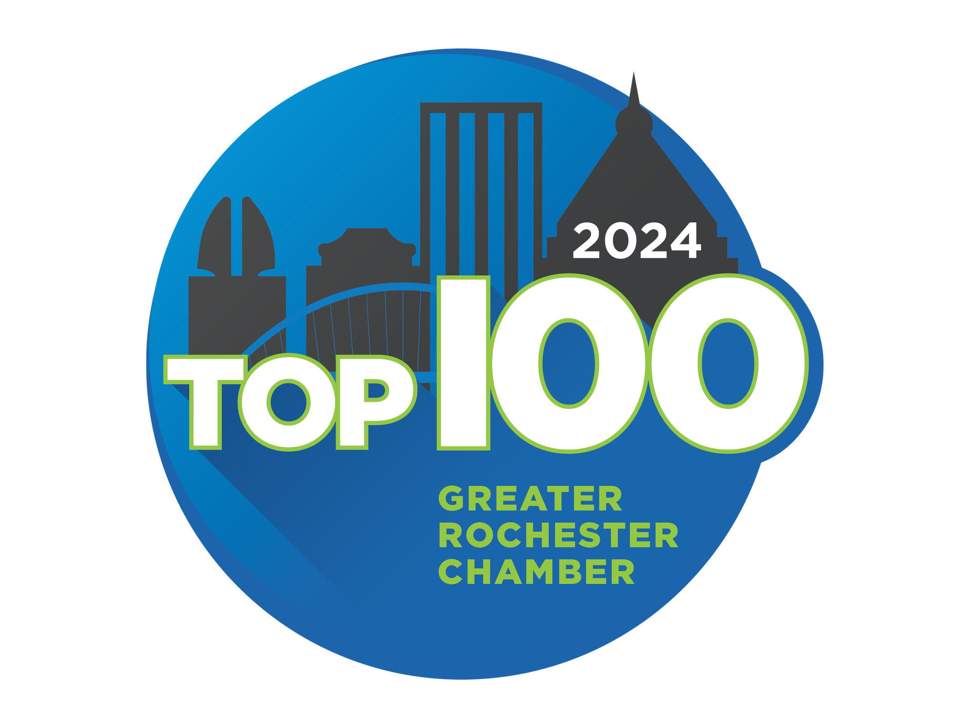 2024 Greater Rochester Chamber Top 100 List logo